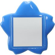 販促・記念品 さくら型幼稚園名札 青