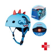 AC2095BX [子供用ヘルメットLED 3Dザウルス 外箱付き M 52～56cm]
