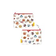 アンパンマンティッシュポーチ・オールスター総柄 赤 [キャラクターグッズ]