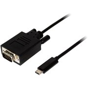 USB Type-C 映像変換ケーブル 1.8m VGA GH-TCVGA180-BK-CNUSB3.1