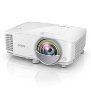 BenQ DLP 短焦点 Android OS搭載スマートプロジェクター WXGA/3300lm/ワイヤレス投影/Bluetooth/HDMI/D-Sub/スピーカー EW800ST