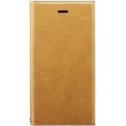 LPI9PRICA2 [iPhone SE（第2世代） 4.7インチ用 薄型PUレザーフラップケース PRIME キャメル]