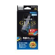 LPI9FGSBBK [iPhone SE（第2世代） 4.7インチ用 ガラスフィルム GLASS PREMIUM FILM 全画面保護 角割れしない ブルーライトカット ブラック]