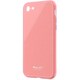 LPI9PLGPK2 [iPhone SE（第2世代） 4.7インチ用 ガラスハイブリッドケース PALLET GLASS ピンク]
