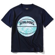 SJT200620 [ジュニア Tシャツ ウォーターマーブルボール ネイビー/ミント 150cm]