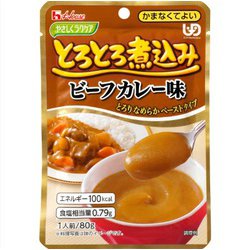 やさしくラクケア とろとろ煮込み ビーフカレー味 80g