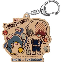 サンリオ タキシードサム アクリルキーホルダー グッズ セット タキシードサム キーリング 3連アクリルキーホルダー サンリオ マリモクラフト プレゼント キャラクター グッズ メール便可 シネマコレクション  男の子 女の子 ギフト | キャラクターのシネマコレクション