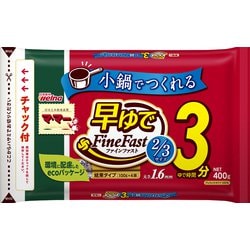 マ・マー 早ゆでスパゲティFineFast2/3サイズ1.6mmチャック付結束タイプ400g [パスタ]