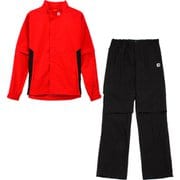 FJ-S20-O01 レッド 2XL [ドライジョイズレインスーツ メンズ 2XLサイズ]