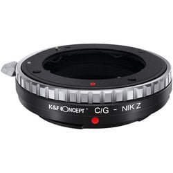 レンズ側：コンタックスG ボディ側：ニコンZ KF-CGZ