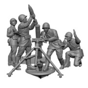 ZV6147 ソビエト 120mm迫撃砲 兵士付 [1/72スケール プラモデル]