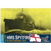 CS70640 英・K級駆逐艦スピットファイア・Eパーツ付き・1912 [1/700スケール レジンキット]