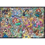 DS1000-776 ディズニープリンセス コレクション ステンドグラス [ジグソーパズル ステンドアート 1000ピース（51.2×73.7cm）]