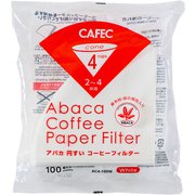 アバカ 円錐 コーヒーフィルター white 100枚入 2～4杯用 AC4-100WCAFEC