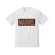 SPAP3118 Tシャツ WH MARVEL ロゴ レオパード BK L [キャラクターグッズ]