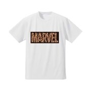 SPAP3118 Tシャツ WH MARVEL ロゴ レオパード BK L [キャラクターグッズ]