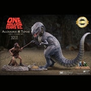 恐竜100万年 アロサウルス VS トゥマク ソフビ フィギュア セット [塗装済み完成品フィギュア 全高約320mm/150mm]