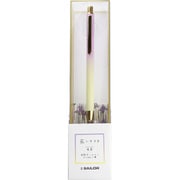 花いろづき 油性ボールペン 0.7mm 黒インク 杜若 17-2402-250