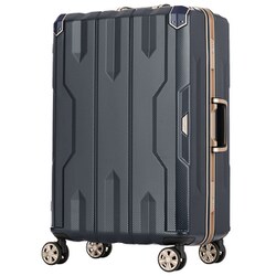 スーツケース SPAHTA（スパタ） 旅行日数目安：4～7泊 85L TSAロック搭載 多段階キャリーバー搭載 フレームキャリー ネイビー 5113-67NV