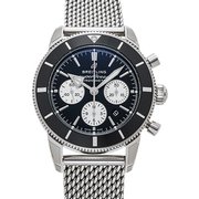 Super Ocean (スーパーオーシャン) ヘリテージ II 44mm メンズ ブラック 並行輸入品 2年保証 AB0162121B1A1