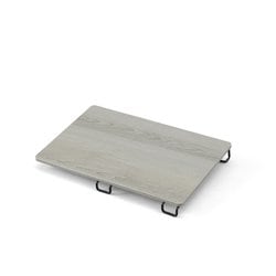 木製シェルフ 伸縮棒用 ブラック/グレー WSS-40