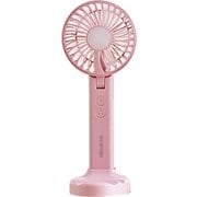 乾電池式ハンディファン ペールピンク KHF-01-P