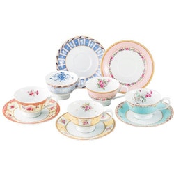 フローラルブティック 5客アソート碗皿 41721-33459