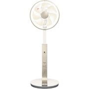 DCリビング扇風機 立体首振り ナノイー搭載 ハイポジションタイプ リモコン付き シルキーゴールド F-CT339-N