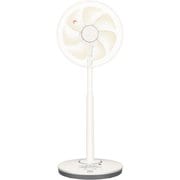 DCリビング扇風機 左右首振り リモコン付き シルキーベージュ F-CT338-C