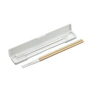 箸 in アルミストロー ecoセット ゴールド