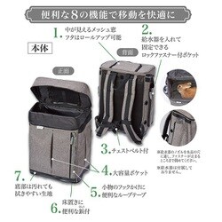 ヨドバシ.com - ペティオ ラパンリュックキャリー グレー 通販【全品