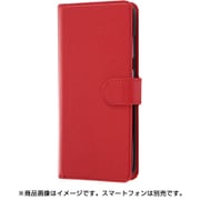 Galaxy S20 5G 用 手帳型ケース シンプル レッド RT-GS205ELC1/R