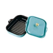 ラ・クックセット 両面焼用グリルパン ミントターコイズ PGD-31T