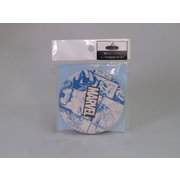 SAN2992-2 吸水コースター MARVEL ロゴブルー [キャラクターグッズ]