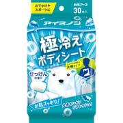 汗拭きシート 大判 暑さ対策 アイスノン 極冷えボディシート せっけんの香り 30枚入り