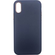 IP-280 [iPhone Xs/X ゴールドラインレザーケース NV]