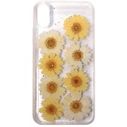 MG-681 [iPhone Xs/X oshibanaケース YELLOW]