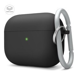 リキッドハイブリッド（LIQUIDHYBRID）HANG/ブラック（Black）forAirPodsPro EL_APPCSPSLG_BK