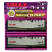 デスクトップ用メモリ 288Pin DDR4-2400 (PC4-19200) 8GBx2 デュアルチャンネルセット ヒートスプレッダ付き UM-DDR4D-2400-16GBHS