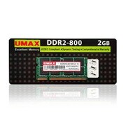 ノートPC用メモリ 200Pin DDR2-800 （PC3-6400） 2GB シングル UM-SODDR2S-800-2G