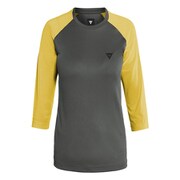 HG BONDI 3/4 LADYS XLサイズ 49D-DARK-GRAY/YELLOW [サイクルジャージ]