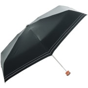 57282 [折りたたみ傘 晴雨兼用 Smartduo Parasol Glay Line BK]