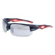 FLS 4004-4 [FILAスポーツサングラス Shiny Metallic Navy/Red]
