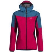 AIR ACTIVE HOODY JACKET WOMAN MJAW36W 483 ピンク/ペールブルー Sサイズ [アウトドア ジャケット レディース]
