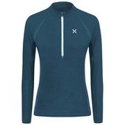 RUN MIX ZIP MAGLIA WOMAN MMZR04W 8600 Mサイズ [アウトドア カットソー レディース]
