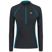 RUN MIX ZIP MAGLIA WOMAN MMZR04W 9051 Sサイズ [アウトドア カットソー レディース]