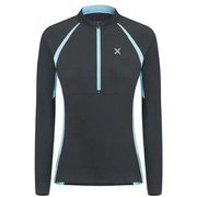 RUN MIX ZIP MAGLIA WOMAN MMZR04W 9329 Sサイズ [アウトドア カットソー レディース]