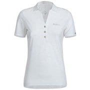 STRETCH LIGHT POLO WOMAN MQCG40W 00 ホワイト Mサイズ [アウトドア カットソー レディース]