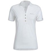 STRETCH LIGHT POLO WOMAN MQCG40W 00 ホワイト Lサイズ [アウトドア カットソー レディース]