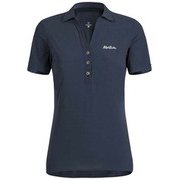 STRETCH LIGHT POLO WOMAN MQCG40W 81 ダークネイビー Mサイズ [アウトドア カットソー レディース]